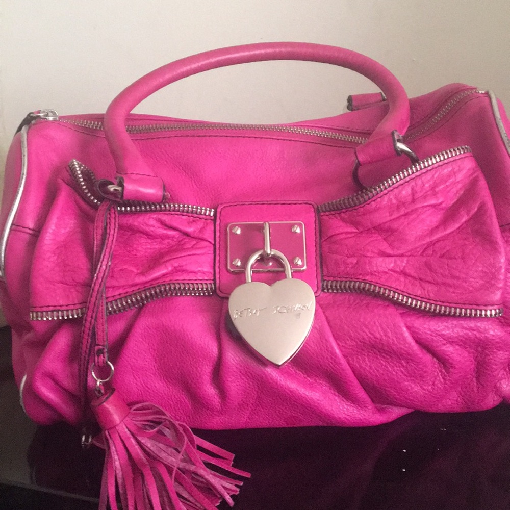 Pink Betsey Johnson Purse